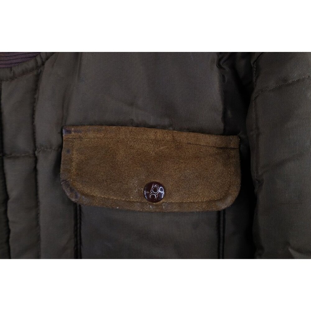 Vtg 70s 80s Bob Allen Mens Xl Thrashed Suede Trim… - image 5